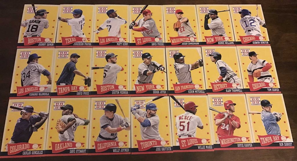 2013 Hometown Heroes Baseball Nicknames Insert Singles - You Choose