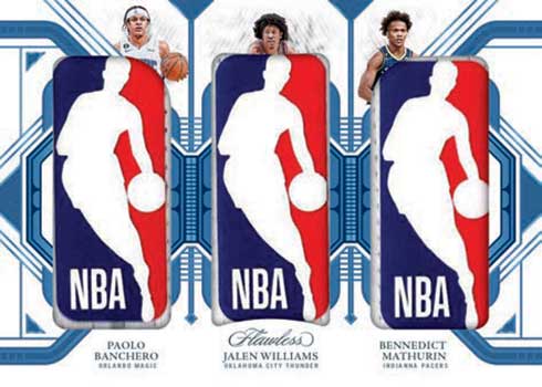 2022-23 Panini Flawless Basketball Triple Logoman