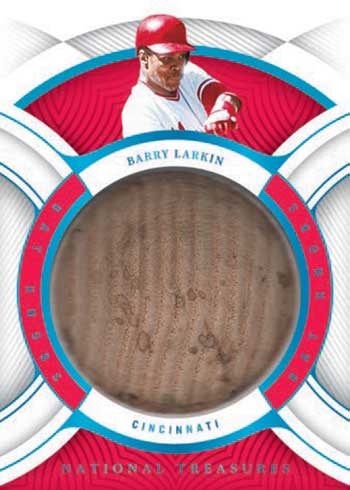 2023 Panini National Treasures Baseball Bat Knobs Barry Larkin