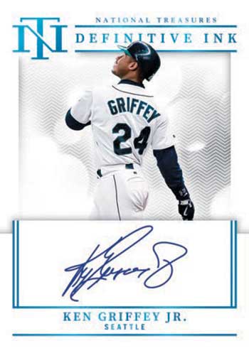 2023 Panini National Treasures Baseball Definitive Ink Ken Griffey Jr.