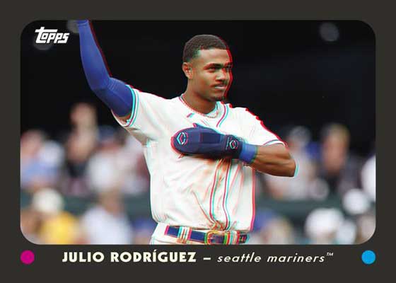 2023 Topps Archives Baseball 3D Julio Rodriguez