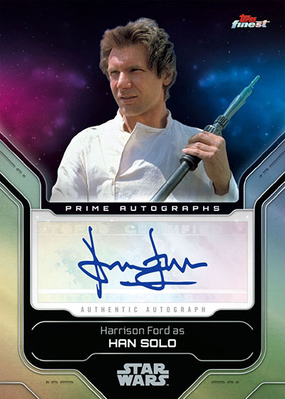 2023 Topps Finest Star Wars Prime Autographs Harrison Ford