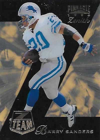 Barry Sanders Pinnacle Zenith popular insert