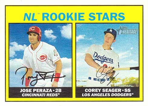 2016 Topps Heritage Corey Seager Rookie Card