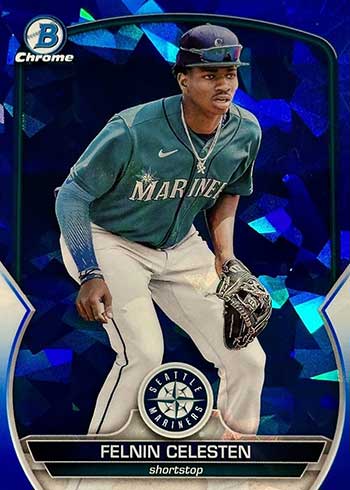2023 Bowman Chrome Sapphire Baseball Variations Felnin Celesten