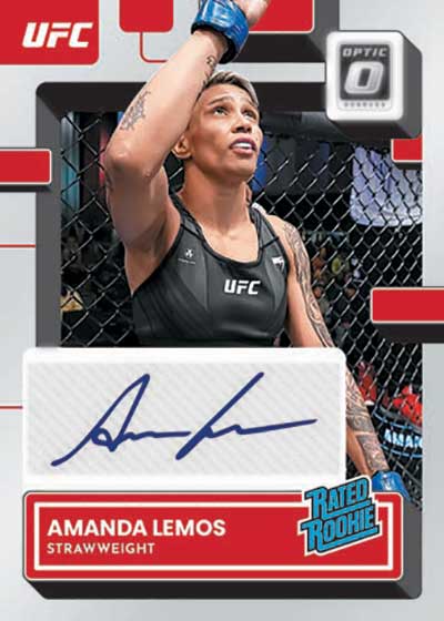 2023 Donruss Optic UFC Rated Rookie Signatures Amanda Lemos