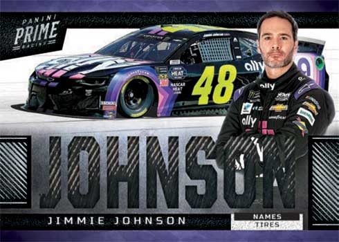 2023 Panini Prime NASCAR Names Jimmie Johnson