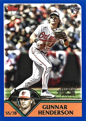 2023 Topps Archives Baseball Variations - Gunnar Henderson 1st Year Foil