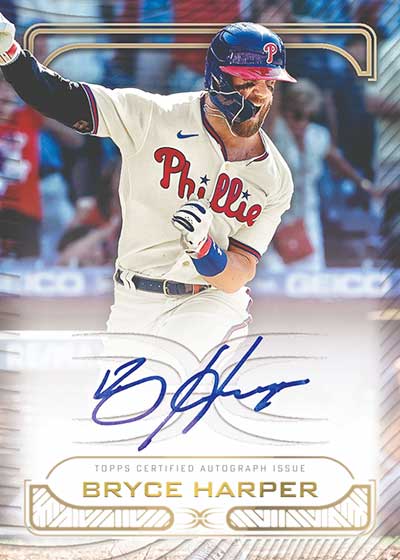 2023 Topps Definitive Collection Baseball Defining Image Autographs Bryce Harper
