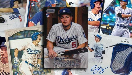 Corey Seager Topps 2024 Imminent Arrivals 72/99 Rookie Card Signed