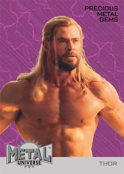 2023 Upper Deck Thor: Love and Thunder Precious Metal Gems Magenta Thor