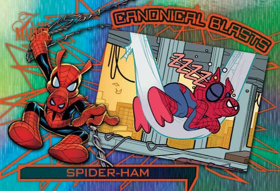 2024 Flair Marvel Canonical Blasts Spider-Ham