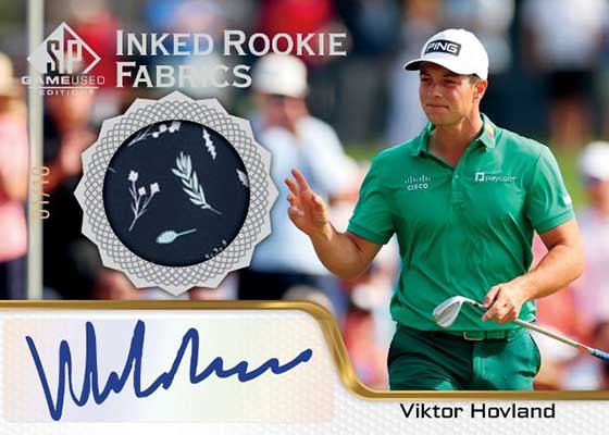 2024 SP Game Used Golf Inked Rookie Fabrics Viktor Hovland