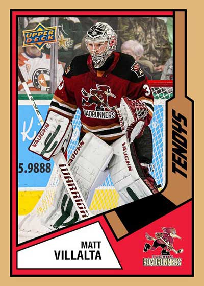 2023-24 Upper Deck AHL Hockey Tendys Matt Villalta