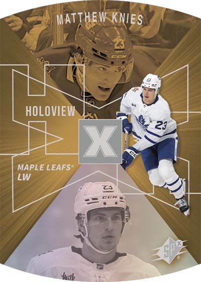 2023-24 Upper Deck Extended Series Hockey SPx Holoview Heroes Matthew Knies