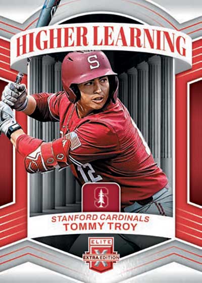 2023 Elite Extra Edition Baseball Higher Learning Tommy Troy