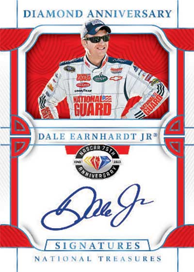 2023 Panini National Treasures NASCAR Racing Diamond Anniversary Signatures Dale Earnhardt Jr.