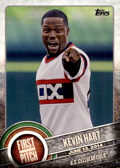 2015 Topps Baseball First Pitch Kevin Hart
