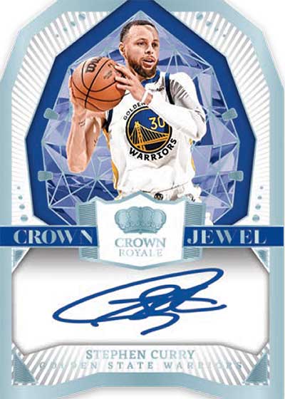 2023-24 Panini Crown Royale Basketball Crown Jewel Signatures Stephen Curry