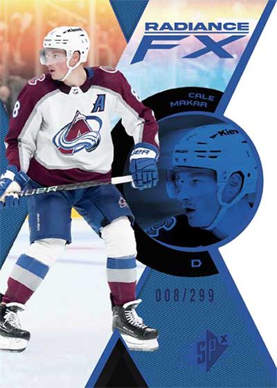 2023-24 SPx Hockey Radiance FX Cale Makar