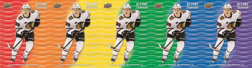 2023-24 Upper Deck Allure Hockey Color Flow Connor Bedard