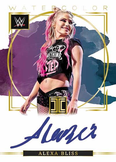 2023 Panini Impeccable WWE Watercolor Alexa Bliss