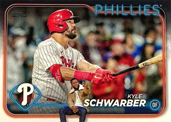 2024 Topps Series 1 Baseball Kevin Hart Variations Kyle Schwarber
