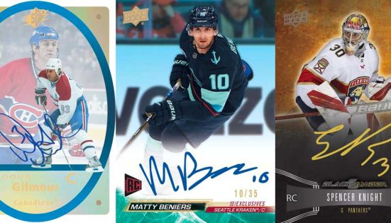 2021-22/2022-23 Upper Deck Clear Cut Hockey Checklist, Box Info