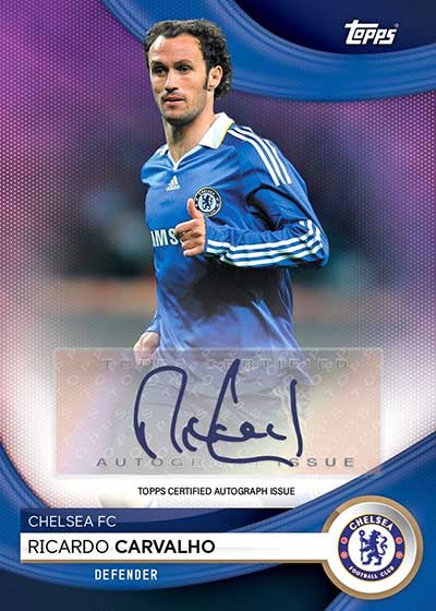 2023-24 Topps Chelsea FC Team Set Autographs Ricardo Carvalho
