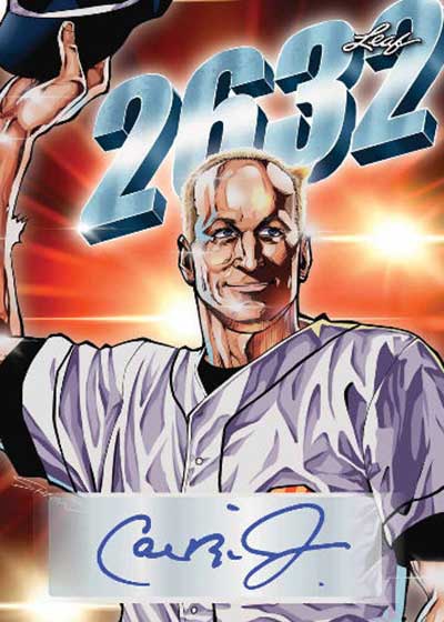 2023 Leaf Vivid Baseball Anime Nation Autographs Cal Ripken Jr.