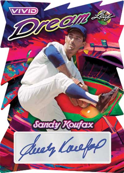 2023 Leaf Vivid Baseball vivid Dream Sandy Koufax