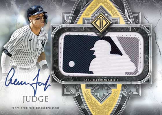 2023 Topps Transcendent Baseball MLB Logo Autograph Patch Aaron Judge
