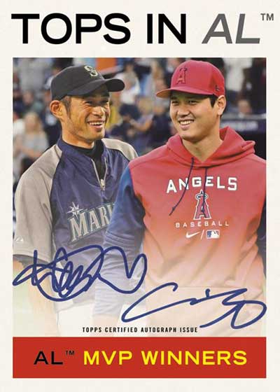 2023 Topps Transcendent Baseball Through the Years Dual Autographs Ichiro Shohei Ohtani