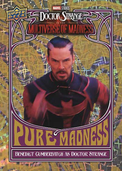 2023 Upper Deck Doctor Strange and the Multiverse of Madness Pure Madness