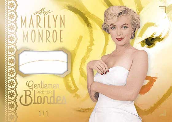 2024 Leaf Marilyn Monroe Icons Collection Gentlemen Prefer Blondes