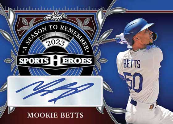 2024 Leaf Sports Heroes A Season to Remember Mookie Betts