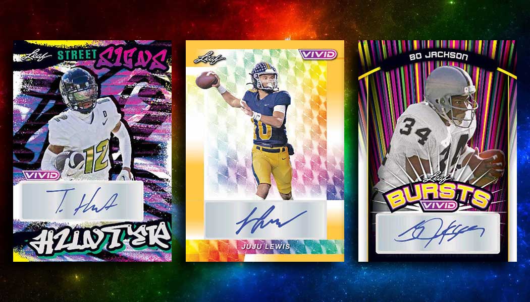 2025 Leaf Vivid Football Checklist, Hobby Box Info, Details