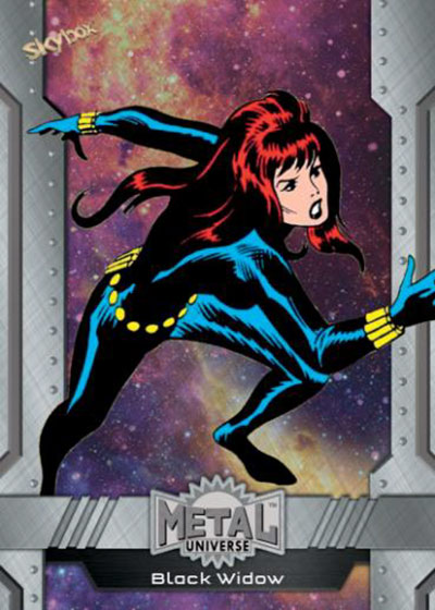 2024 SkyBox Metal Universe Avengers Black Widow