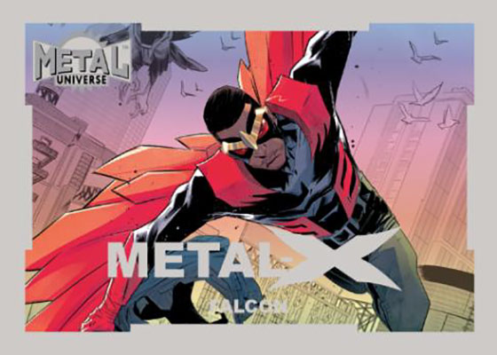 2024 SkyBox Metal Universe Avengers Metal-X Falcon