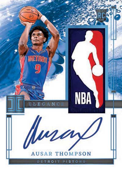 2023-24 Panini Impeccable Basketball Rookie Elegance Logoman Autographs Ausar Thompson