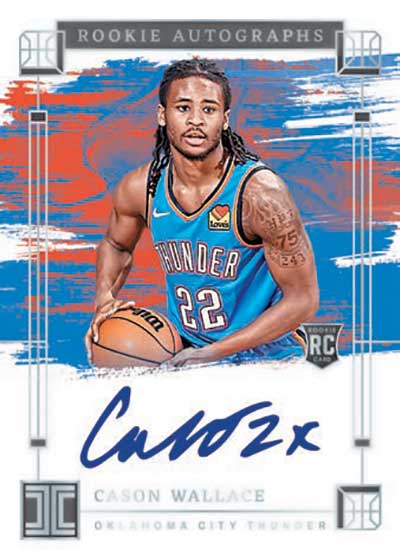 2023-24 Panini Impeccable Basketball Rookie AUtographs Cason Wallace