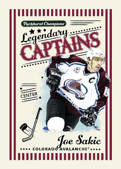 2023-24 Parkhurst Champions Hockey Legendary Captains Joe Sakic