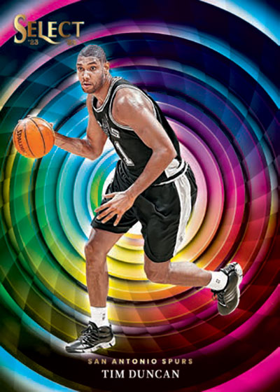 2023-24 Panini Select Basketball Color Wheel Tim Duncan