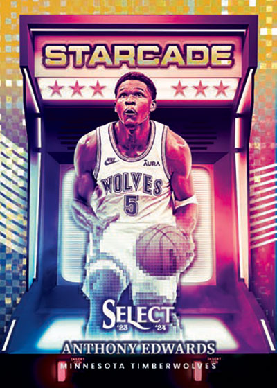2023-24 Panini Select Basketball Starcade Anthony Edwards