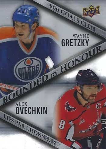 2023-24 Upper Deck Tim Hortons Greatest Duos Bounded by Honour Wayne Gretzky Alex Ovechkin