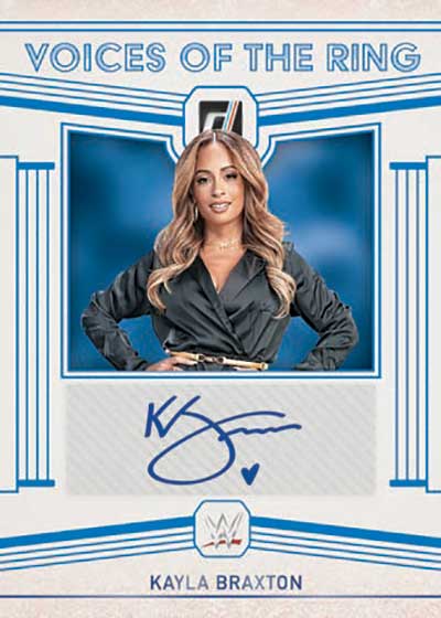 2023 Panini Chronicles WWE Voices of the Ring Kayla Braxton