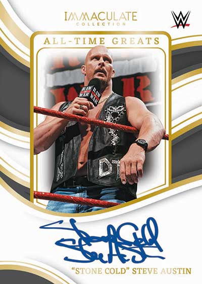 2023 Panini Immaculate WWE All-Time Greats Signatures Stone Cold Steve Austin