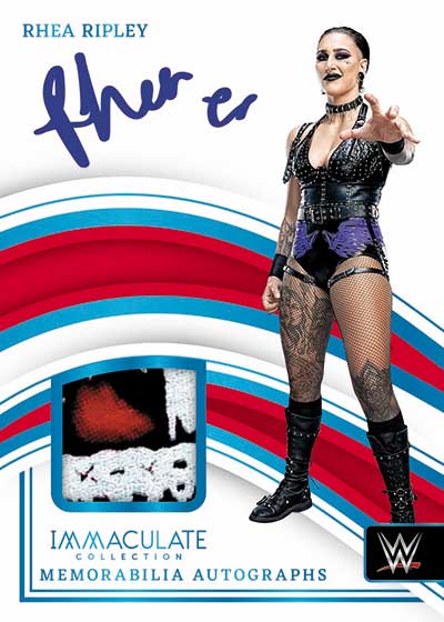 2023 Panini Immaculate WWE Memorabilia Autographs Rhea Ripley