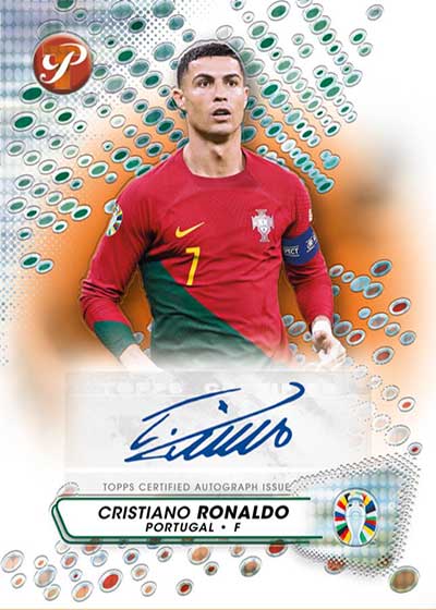 2023 Topps Pristine Road to Euro 2024 Pristine Autographs Cristiano Ronaldo