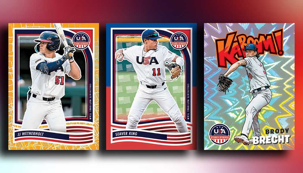 2024 Panini Stars & Stripes USA Baseball Checklist, Box Info